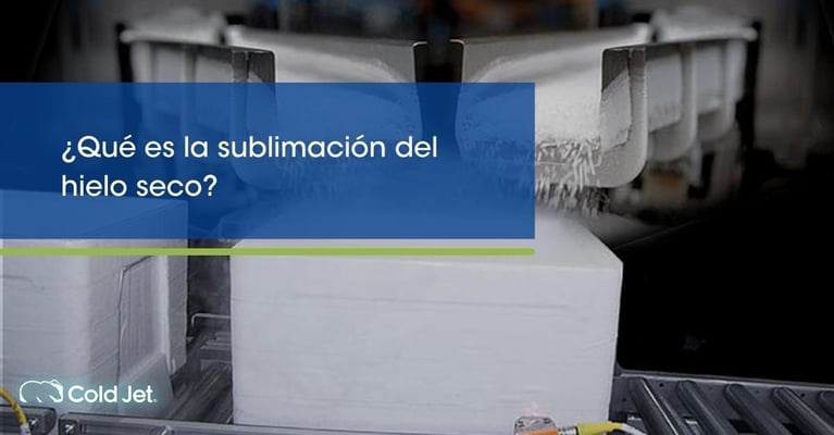 ¿Qué es la sublimación del hielo seco?