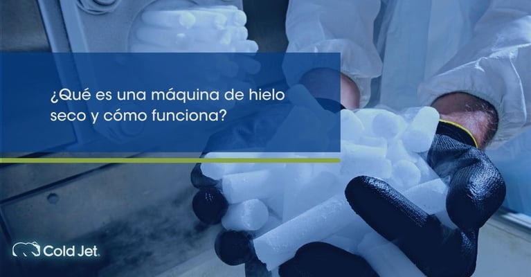 ¿Qué es una máquina de hielo seco y cómo funciona?