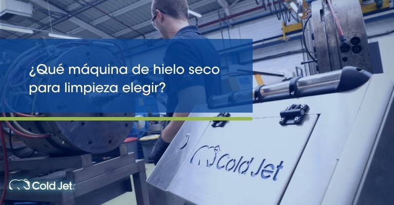 ¿Qué máquina de hielo seco para limpieza elegir?