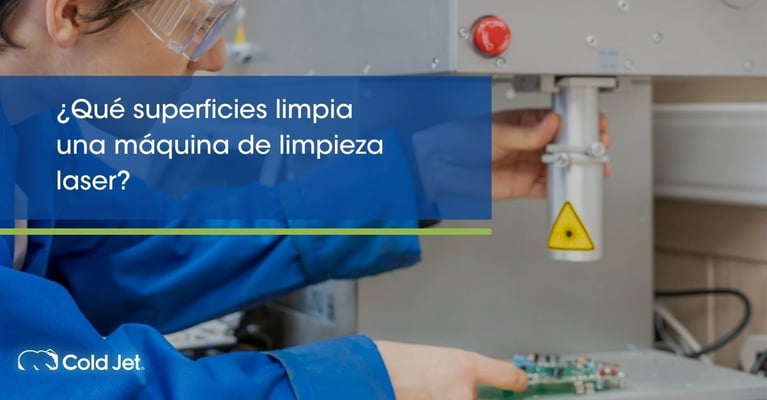 ¿Qué superficies limpia una máquina de limpieza láser?