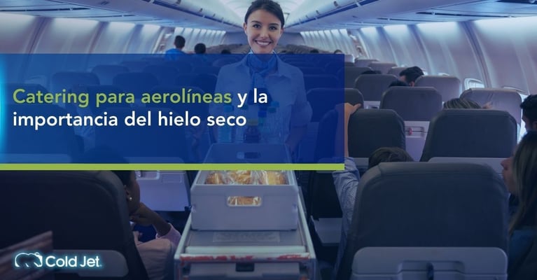 Catering para aerolíneas y por qué el hielo seco es esencial