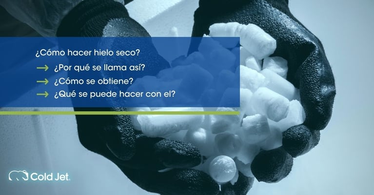 ¿Cómo hacer hielo seco?