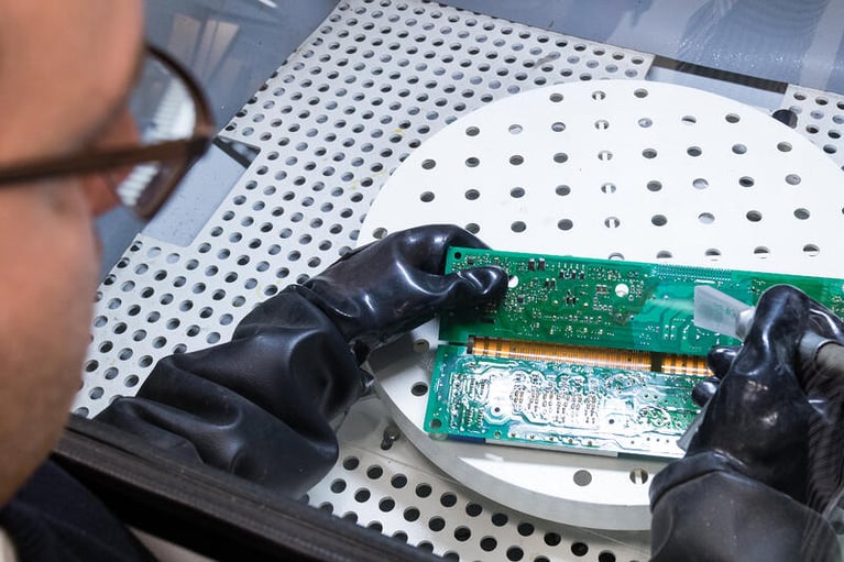 El hielo seco es la mejor limpieza para tablillas electrónicas