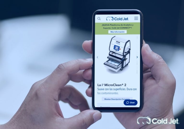 ¿Por qué Cold Jet es el líder en ventas de equipos de limpieza criogénica?