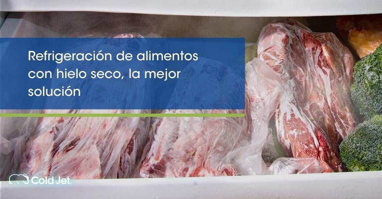 Refrigeración de alimentos con hielo seco, la mejor solución
