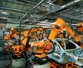 robotic automotive weld line-ORANGE